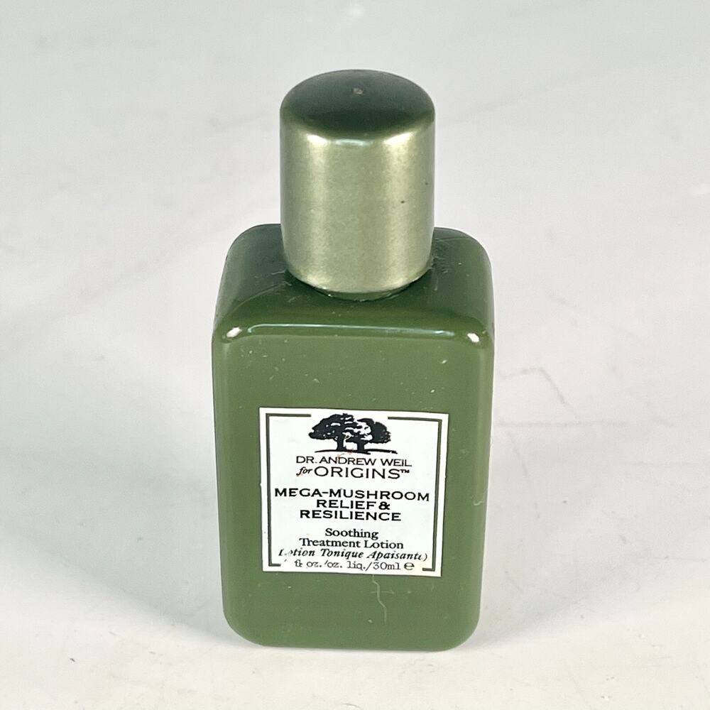 Origins Dr. Weils Mega Mushroom Relief Soothing Treatment Lotion Travel 1oz New